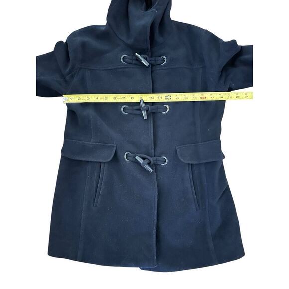PENDLETON ROSLYN WATERPROOF LAMBSWOOL BLEND HOODED COAT BLUE NAVY Size S/P - Picture 4 of 11
